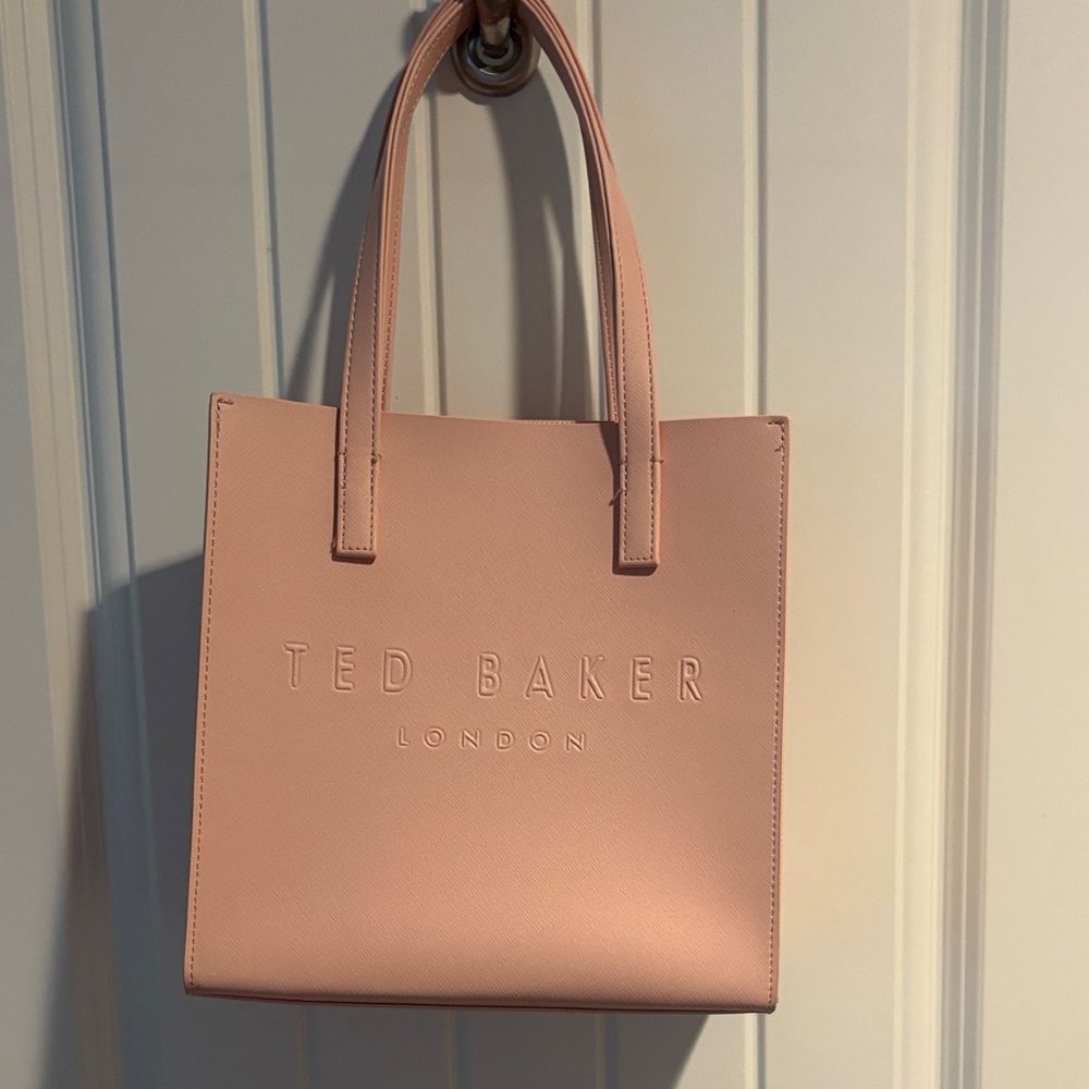 Ted Baker Blush Pink Structured Tote